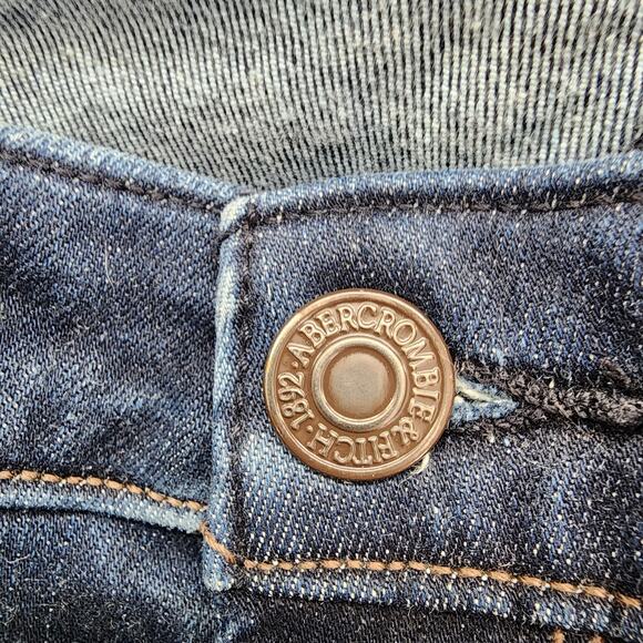 Abercrombie & Fitch Jeans Womens 24/00S Dark Wash Simone High Rise Super Skinny - Picture 6 of 14